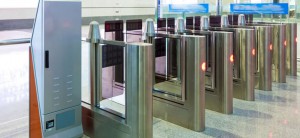 Puerta con control de acceso